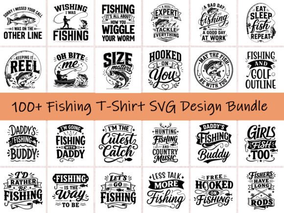 100 Fishing SVG T-Shirt Design Bundle Review