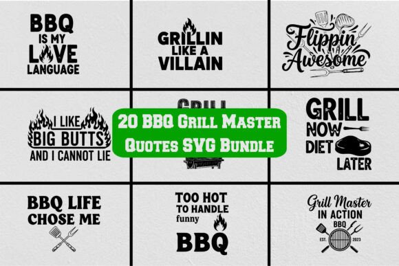 20 BBQ Grill Master Quotes Bundle Review