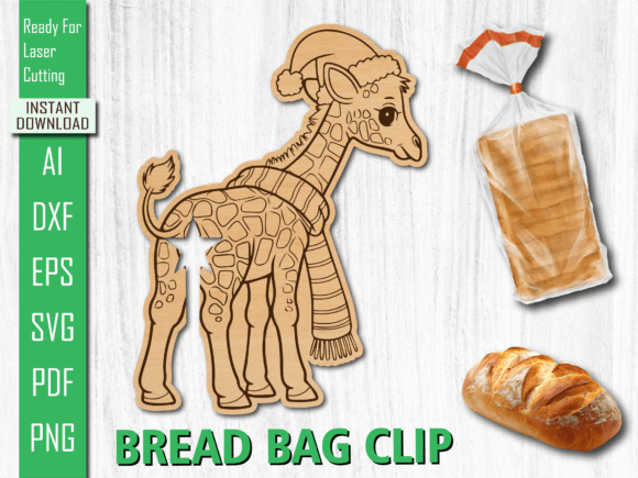 Animal Laser Cut Giraffe Bread Bag Clip Review