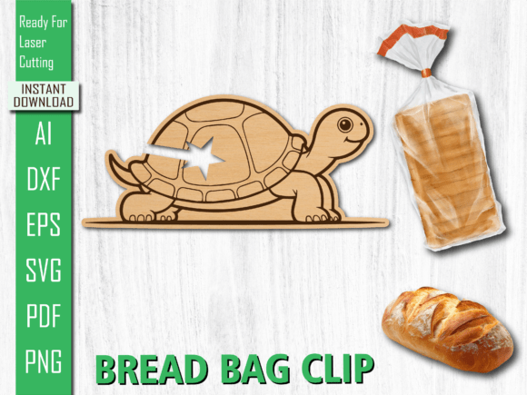 Animal Laser Cut Turtle Bread Bag Clip Review