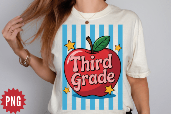 Back to School Teacher Third Grade PNG D Review