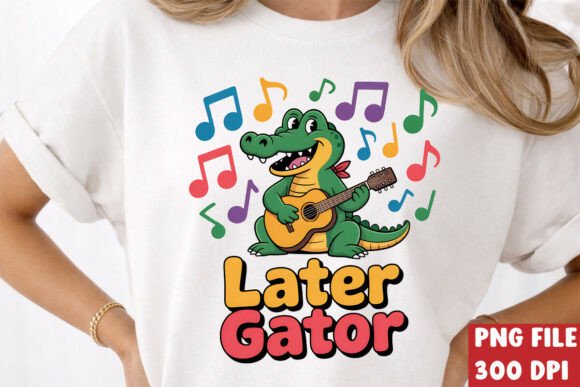 Funny Later Gator Music PNG T-Shirt Review