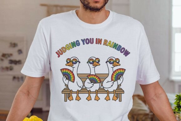 Funny LGBTQ Geese Sublimation PNG Review