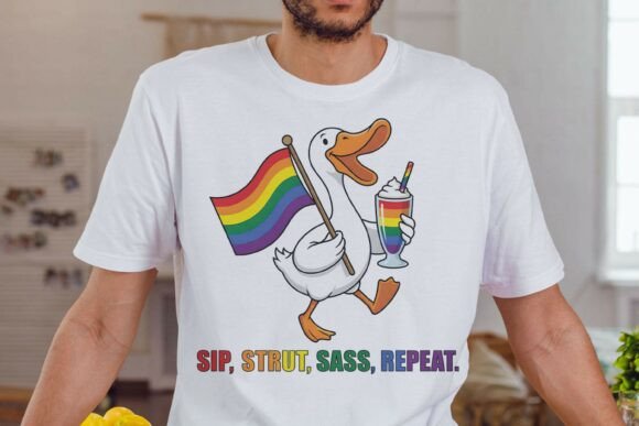 Funny LGBTQ Goose Sublimation PNG Review