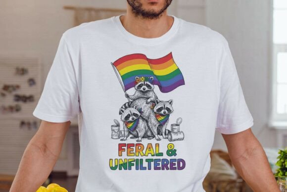 Funny LGBTQ Raccoons Sublimation PNG Review