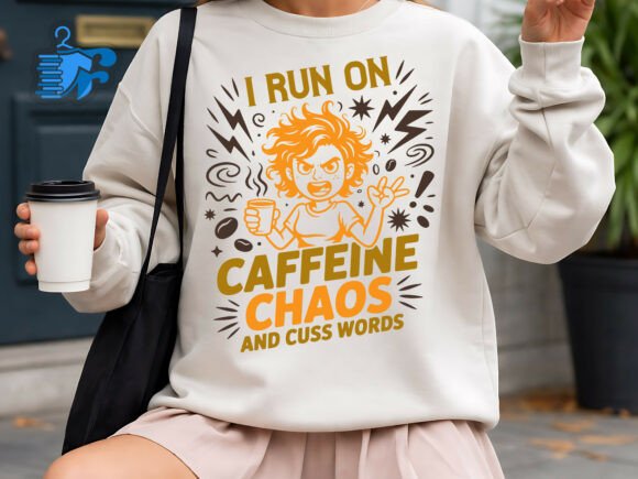 I Run on Caffeine Chaos Funny Saying Review