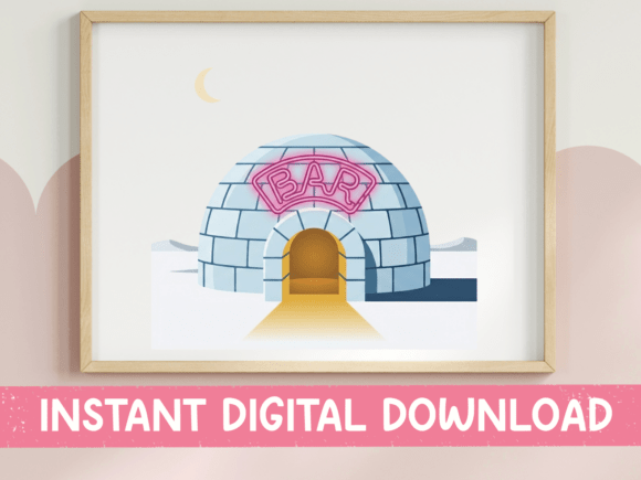 Igloo Bar Neon Sign Winter Design Review