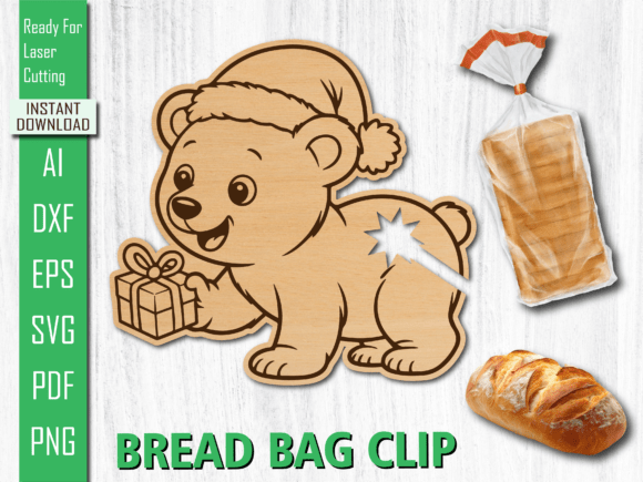 Laser Animal Cute Bear Gift Bread Clip Review