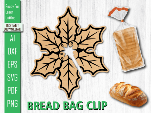 Laser Christmas Holiday Holly Bread Clip Review