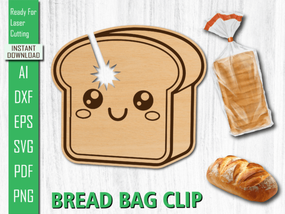 Laser Cut Bakery Toast Bread Bag Clip Review