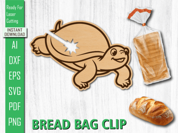 Laser Cut Bread Clip, Turtle Bread Clip: A Designer Review