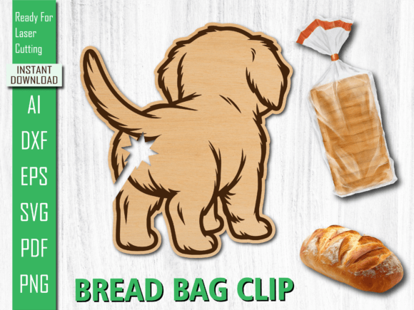 Laser Cut Puppy Back Dog Bread Bag Clip Review