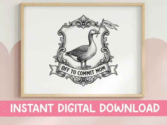Off to Commit Mom Foolery Badge SVG Review