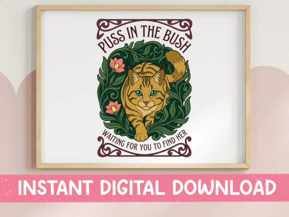 Puss in the Bush Cat SVG: A Designer's Review