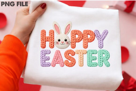 Yarn Crochet Happy Easter PNG Review