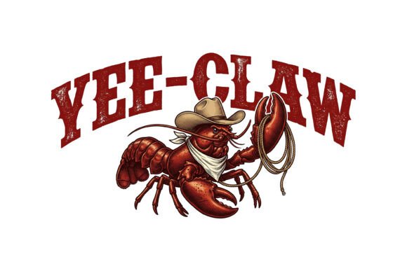 Yee Claw Cowboy Lobster Western SVG Review